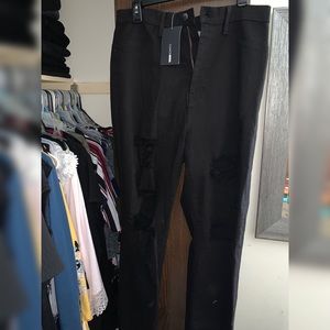 Fashion nova distressed jeans. Brand new!